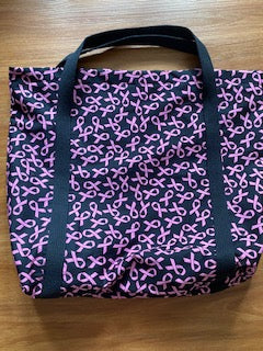 Breast Cancer Ribbon Tote Bag