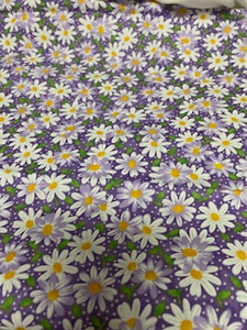 Seat Belt Cover- Daisy on Lavender