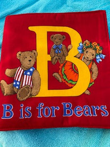 Children's Cloth Books - B is for Bear