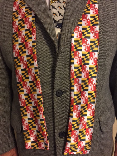 Men's Maryland State Flag Scarf