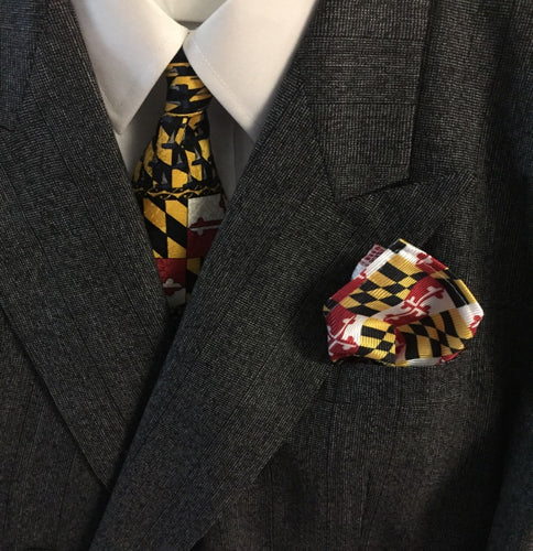 Maryland State Flag - Men's Pocket Square